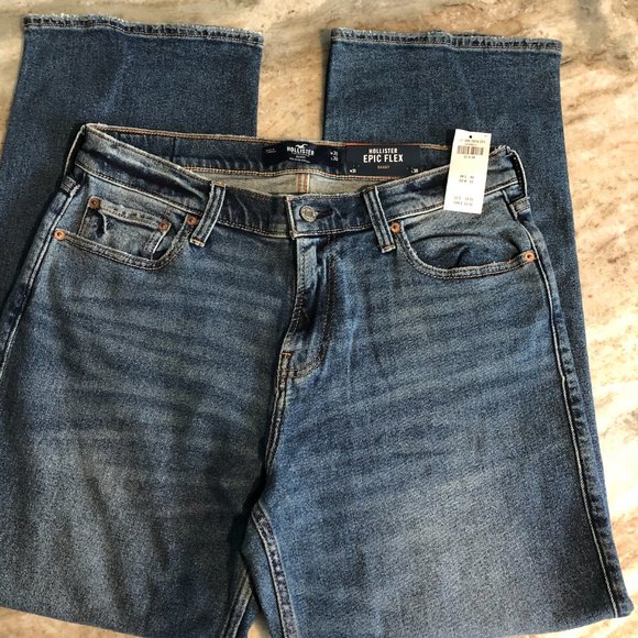 HOLLISTER Epic Flex Baggy Jeans - Mens 31x30 - Picture 2 of 8